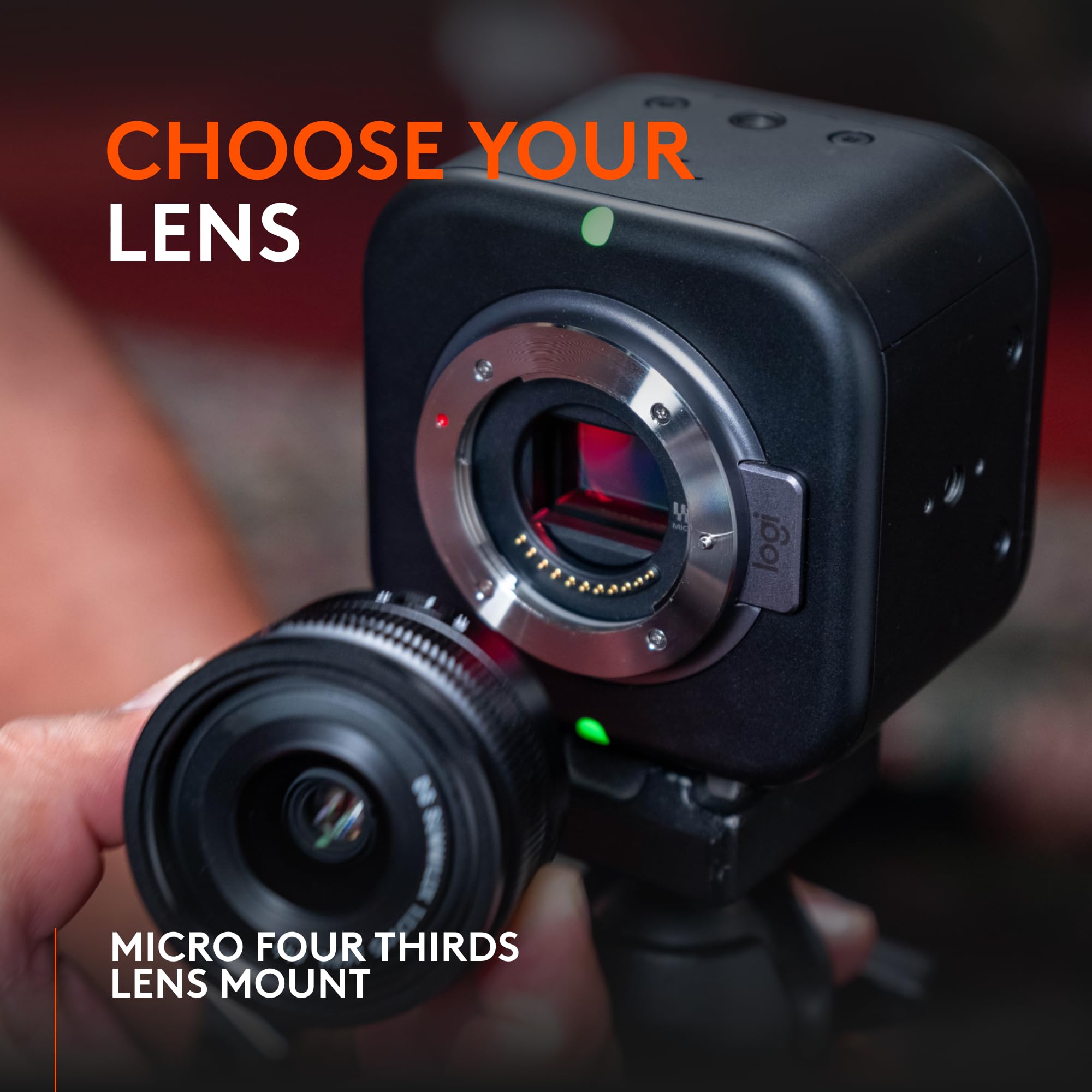 Logitech for Creators Mevo Core Wireless Live Streaming Camera, 4K Video Camera with Interchangeable Lens, Multicam Ready, Intuitive App Control - Image 3