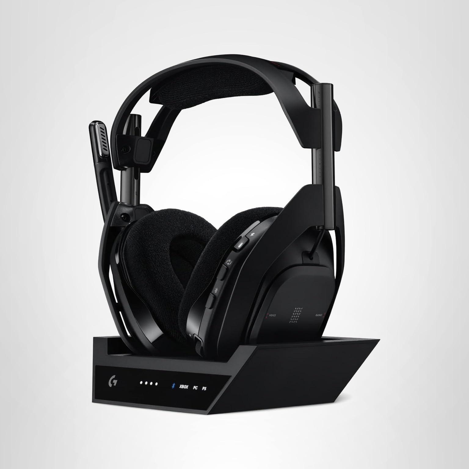 Logitech G Astro A50 X Multi-Platform Wireless Gaming Headset + Base Station for PS5/Xbox/PC: PLAYSYNC Video & Audio Switcher, HDMI 2.1 4K 120Hz VRR, <24bit/48kHz, 24hr Battery, 2.4GHz & BT - Black - Image 7