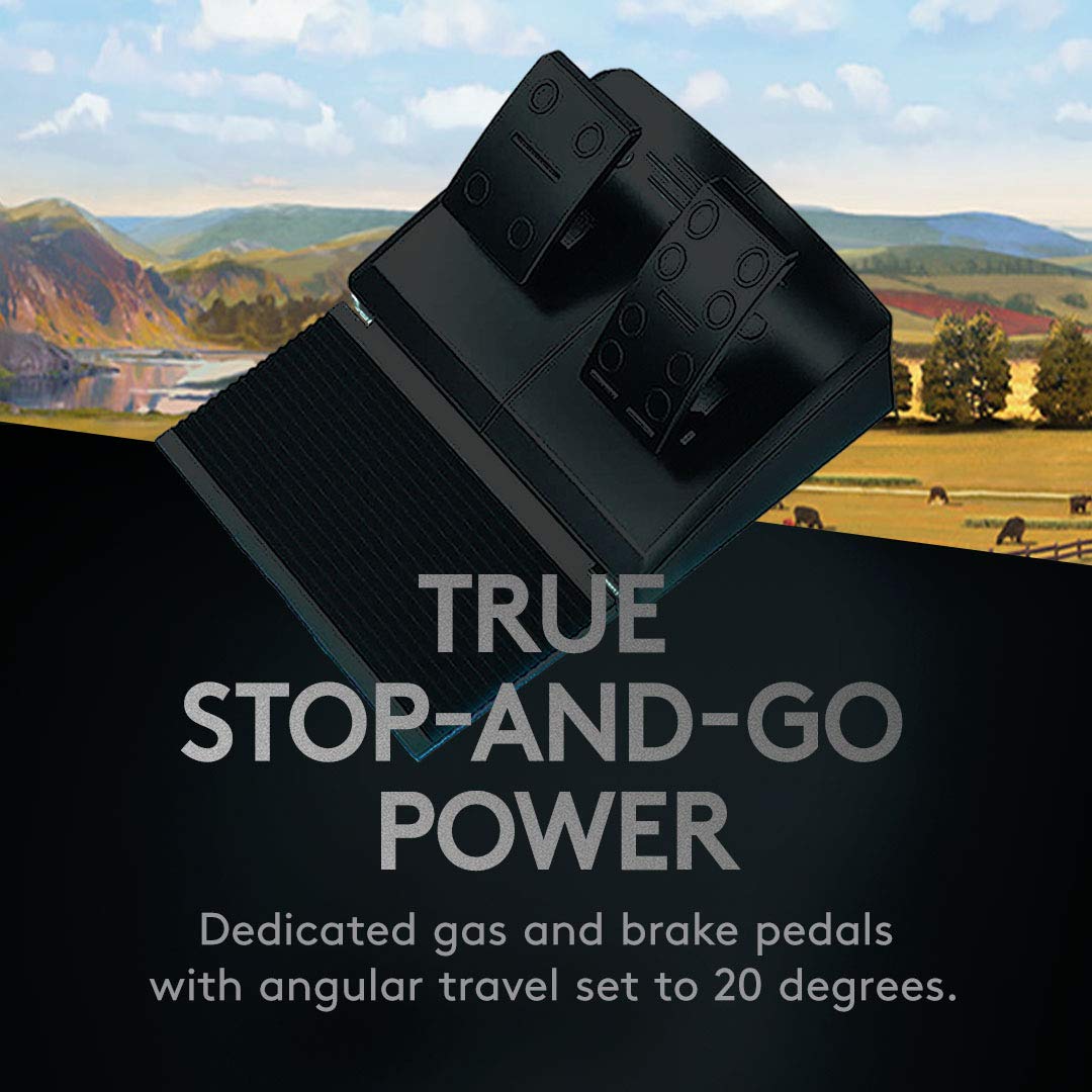 Logitech G Farm Simulator Heavy Equipment Bundle (2nd Generation), Steering Wheel Controller for Farm Simulation 2025 (and Previous Versions), Wheel, Pedals, Vehicle Side Panel Control Deck for PC - Image 6