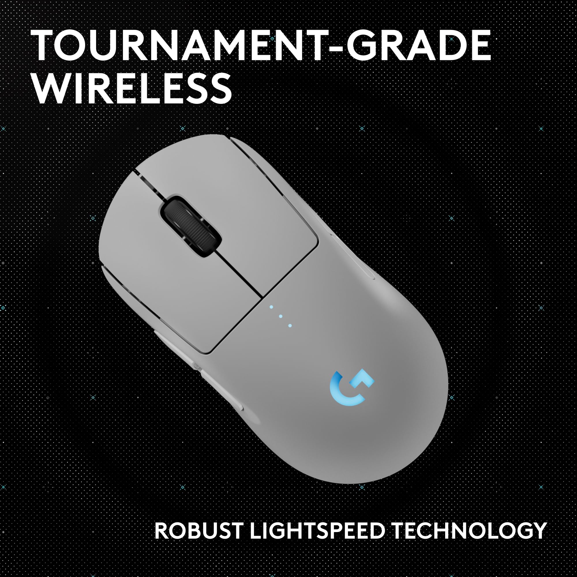 Logitech G PRO 2 Lightspeed Wireless Gaming Mouse, Right- or Left-Handed Mouse with up to 4 Customizable and Switchable Magnetic Side Buttons, 44K DPI Sensor, USB-C Charging, for PC/Mac - White - Image 5