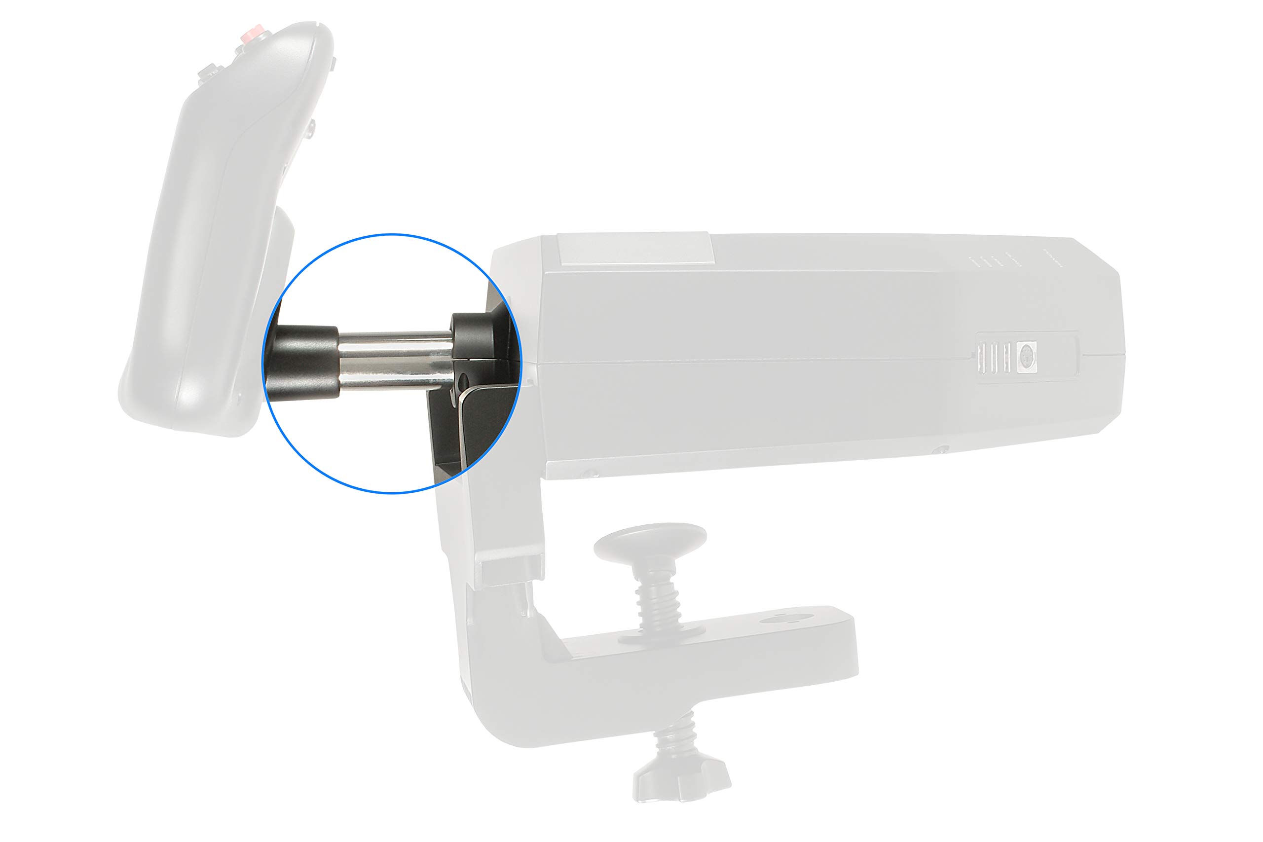 Logitech G PRO Flight Yoke System, Professional Simulation Yoke and Throttle Quadrant, 3 Modes, 75 Programmable Controls, Configurable Knobs, Steel Shaft, USB, PC - Black - Image 5