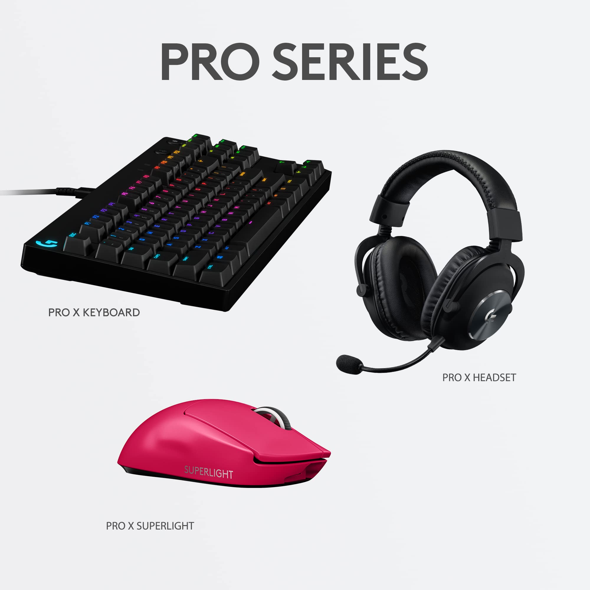Logitech G PRO X Superlight Wireless Gaming Mouse, Ultra-Lightweight, Hero 25K Sensor, 25,600 DPI, 5 Programmable Buttons, Long Battery Life, Compatible with PC/Mac - Magenta - Image 10