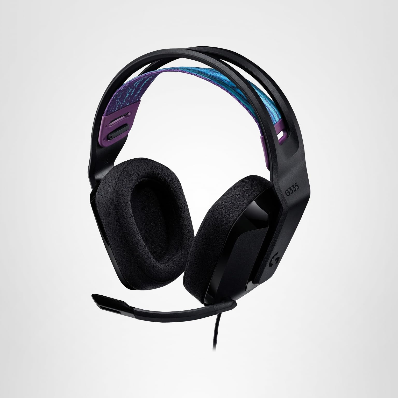 Logitech G335 Wired Gaming Headset, with Flip to Mute Microphone, 3.5mm Audio Jack, Memory Foam Earpads, Lightweight, Compatible with PC, PlayStation, Xbox, Nintendo Switch/Switch 2 - Black - Image 12