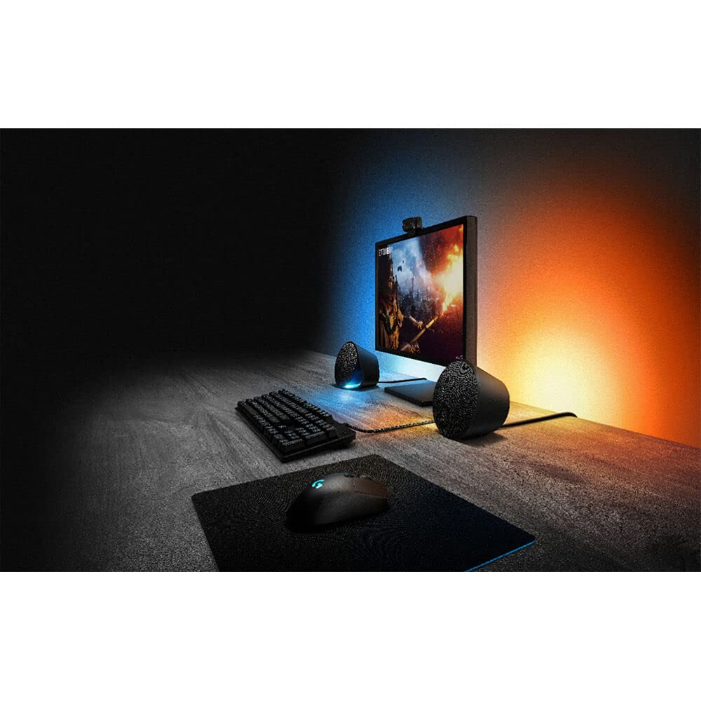 Logitech G560 PC Gaming Speaker System with 7.1 DTS:X Ultra Surround Sound, Game Based LIGHTSYNC RGB, Two Speakers and Subwoofer, Bluetooth, USB, Immersive Gaming Experience - Black - Image 8