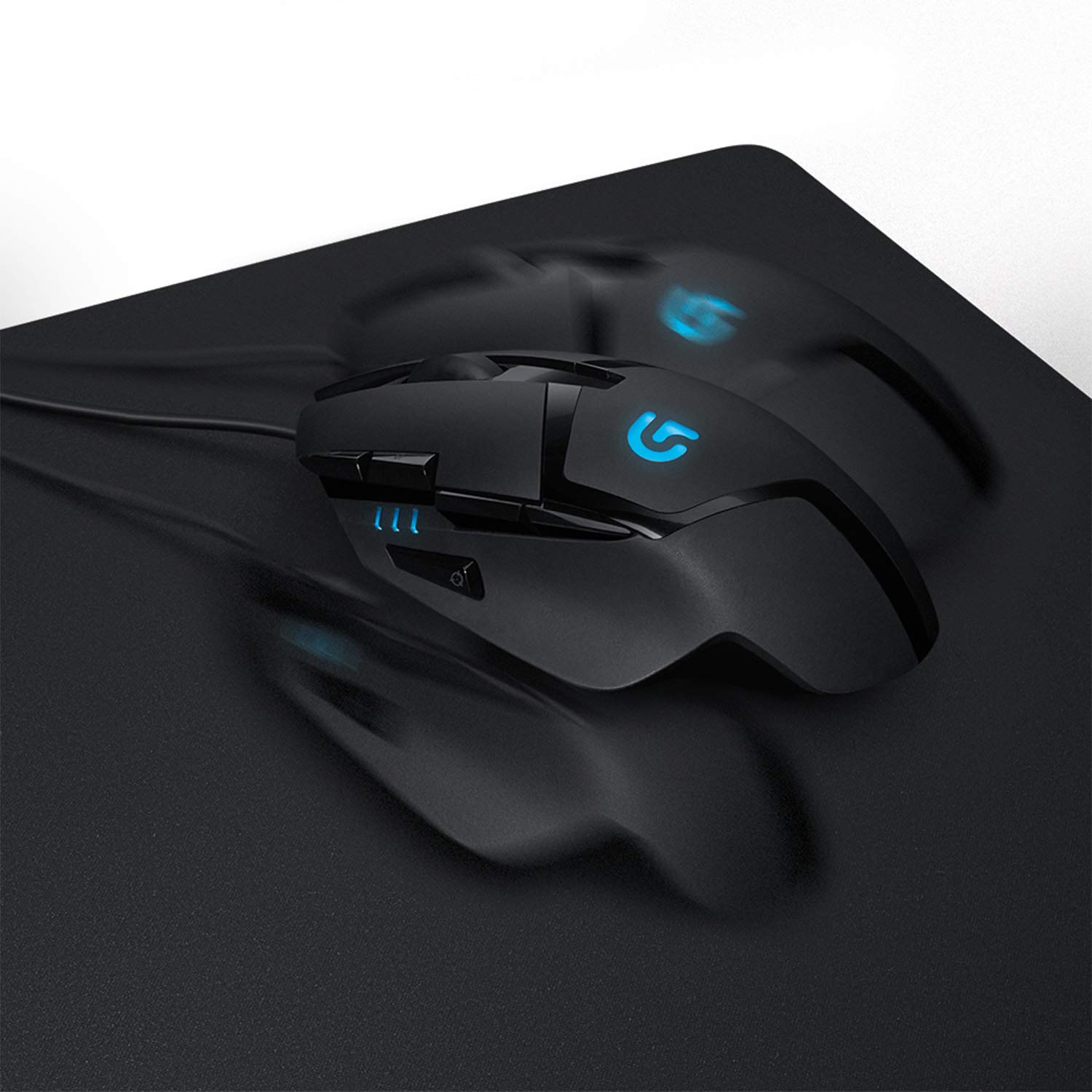 Logitech G640 Cloth Gaming Mouse Pad, Moderate Surface Friction, Consistent Surface Texture, Stable, Rollable - Black - Image 5