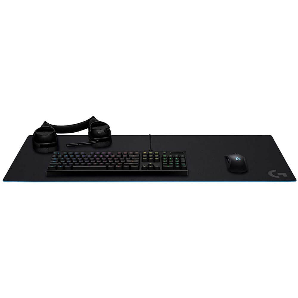 Logitech G840 XL Cloth Gaming Mouse Pad, Thin Pad, Stable Rubber Base, Performance-Tuned Surface, Moderate Surface Friction, Durable Tube for Transport - Black - Image 3