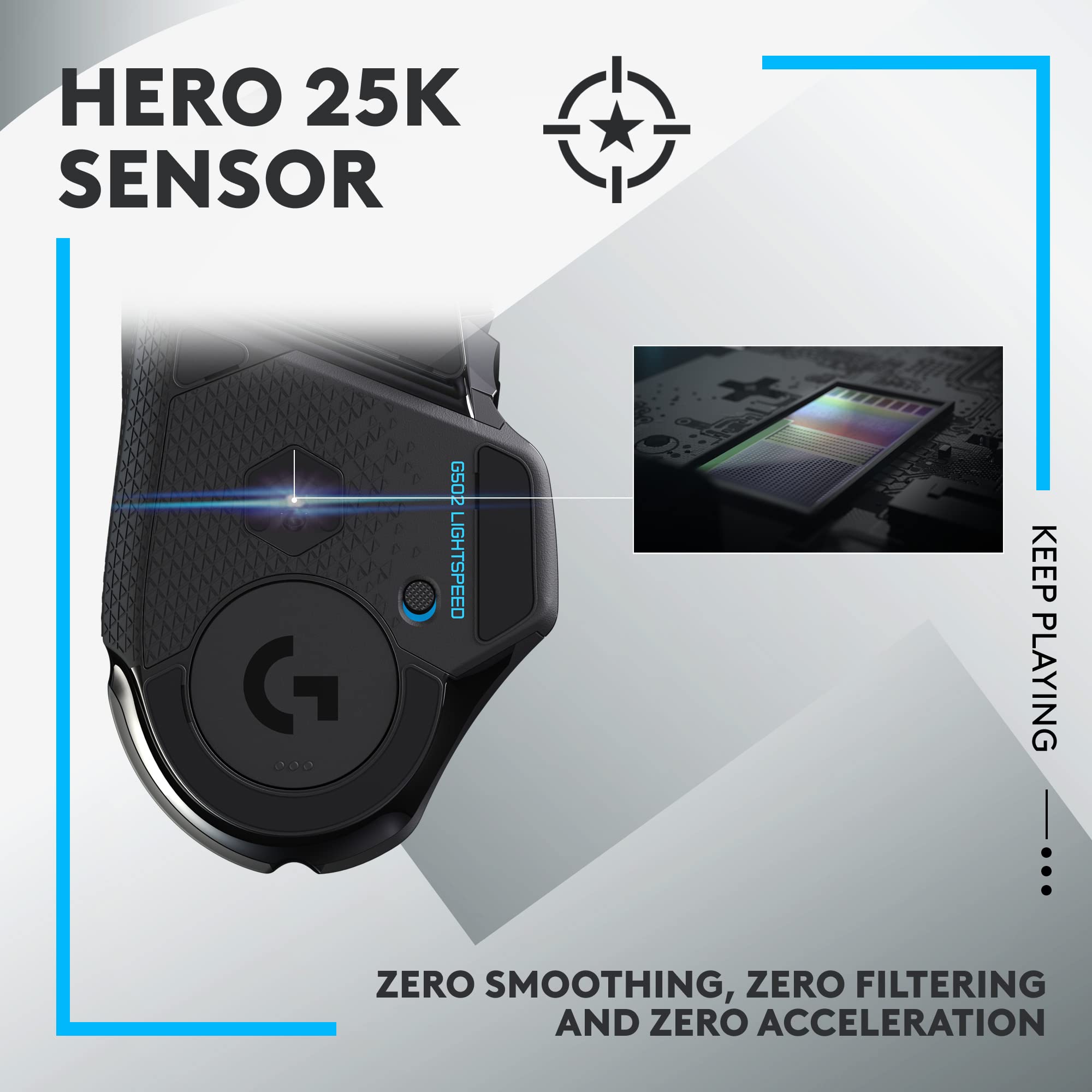 Logitech G915 TKL Tenkeyless Lightspeed Wireless RGB Mechanical Gaming Keyboard + Logitech G502 Lightspeed Wireless Gaming Mouse - Image 3