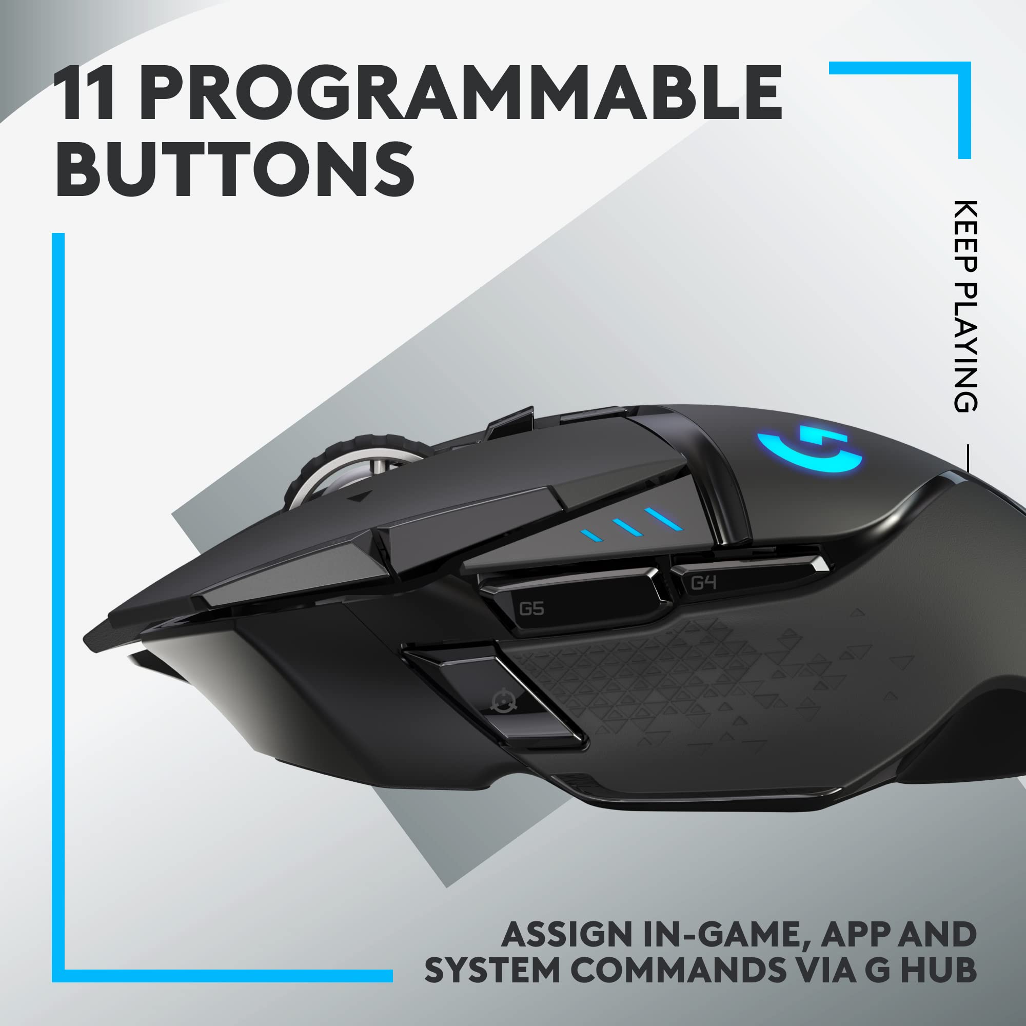 Logitech G915 TKL Tenkeyless Lightspeed Wireless RGB Mechanical Gaming Keyboard + Logitech G502 Lightspeed Wireless Gaming Mouse - Image 4