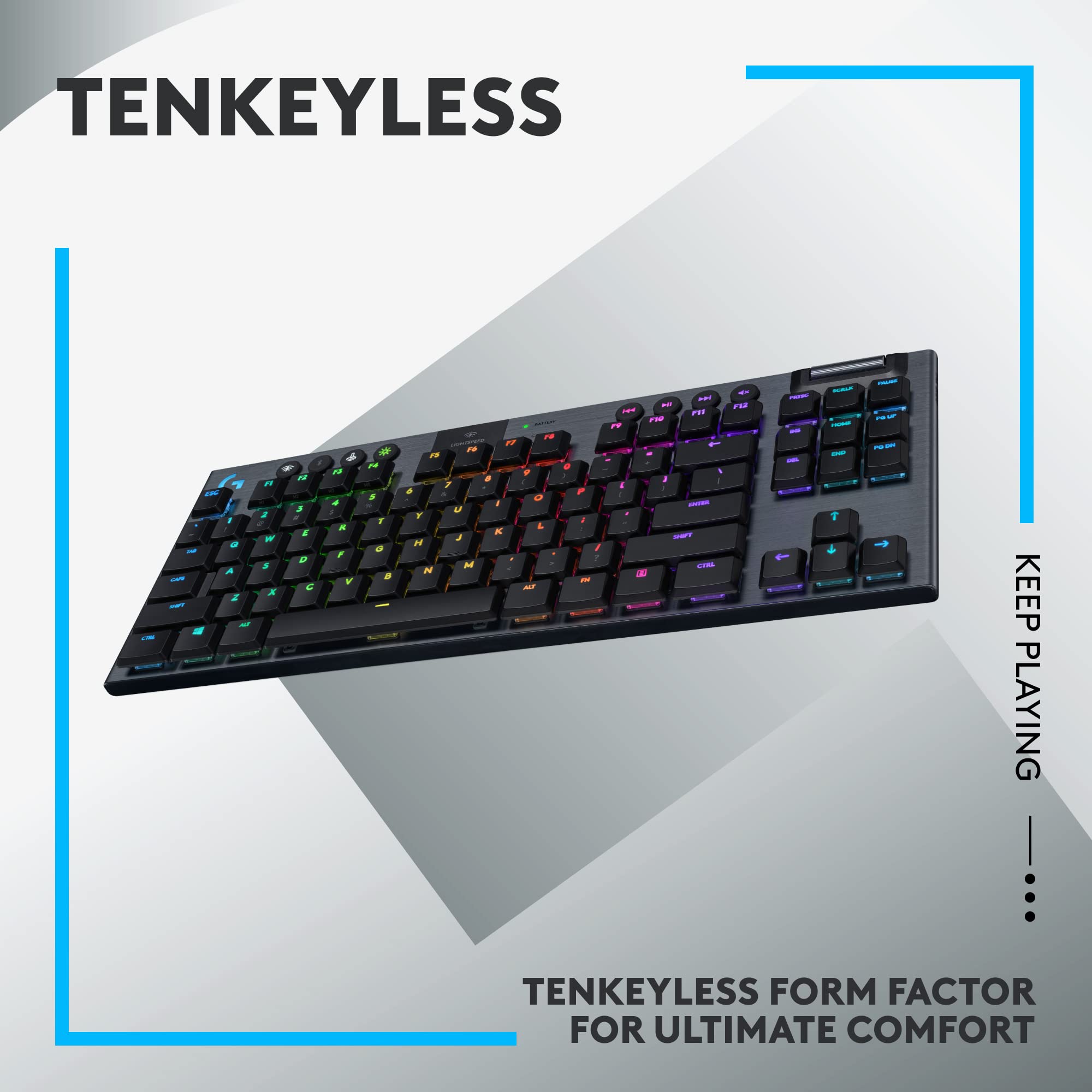 Logitech G915 TKL Tenkeyless Lightspeed Wireless RGB Mechanical Gaming Keyboard + Logitech G502 Lightspeed Wireless Gaming Mouse - Image 5