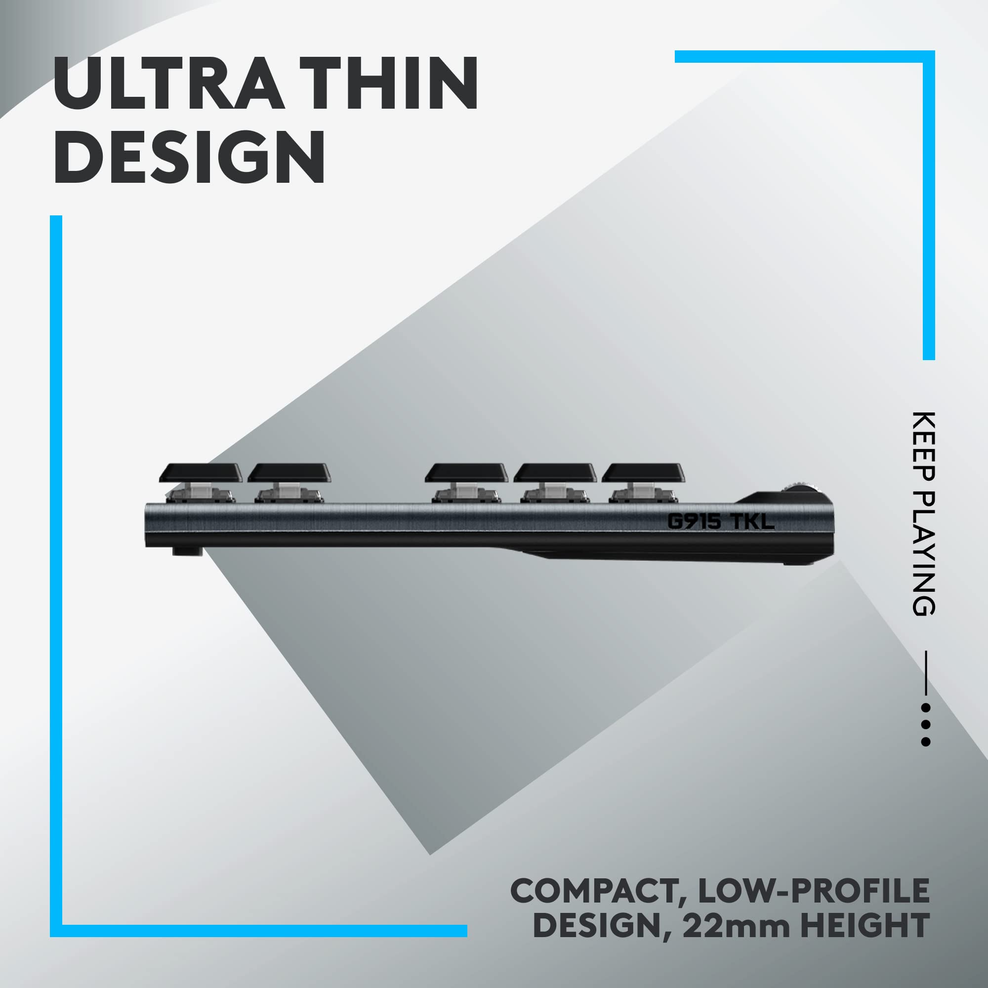 Logitech G915 TKL Tenkeyless Lightspeed Wireless RGB Mechanical Gaming Keyboard + Logitech G502 Lightspeed Wireless Gaming Mouse - Image 7