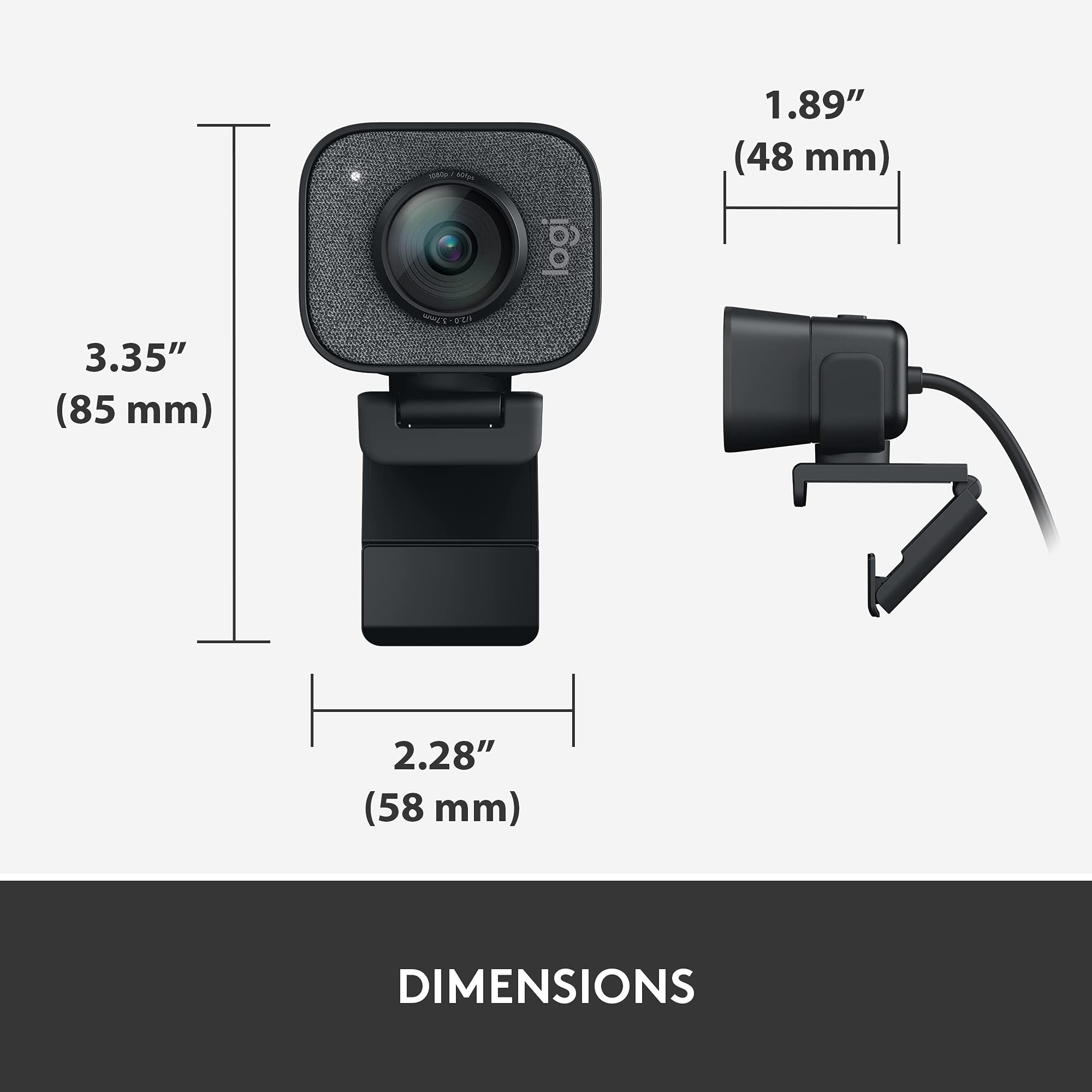 Logitech StreamCam Premium Webcam for Streaming and Content Creation, Full HD 1080p 60 fps, Works with Microsoft Teams, Google Meet, Zoom, Nintendo Switch 2’s new GameChat mode, for PC/Mac – Graphite - Image 10