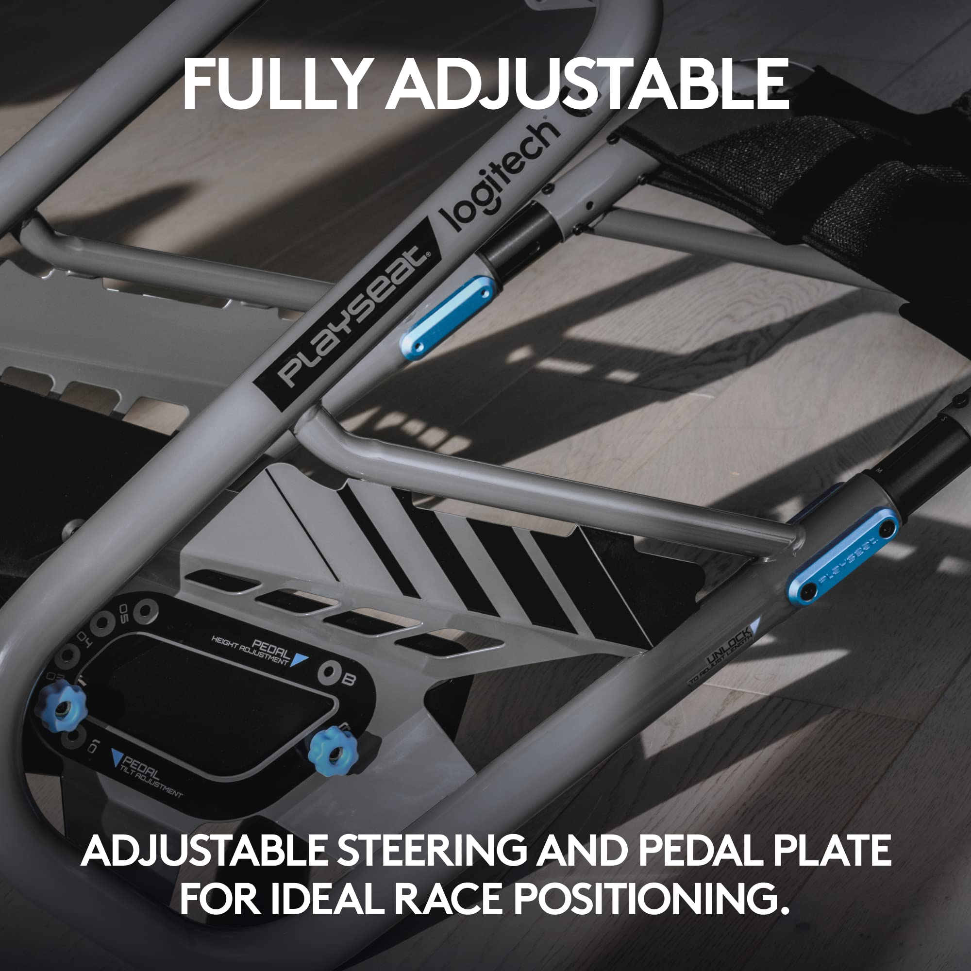 Playseat Trophy - Logitech G Edition Sim Racing Cockpit | Fully Adjustable | Direct Drive Support | Lightweight & Robust | Absolute Comfort ActiFit - Image 7